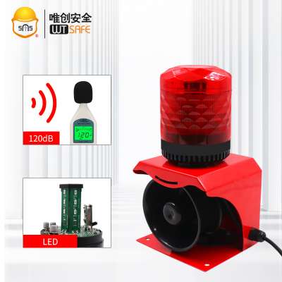 Intelligent wireless outdoor outdoor battery operated siren